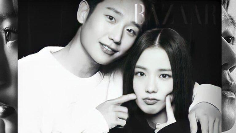 Snowdrop - Jung Hae In and Jisoo for Harper's Bazaar Korea